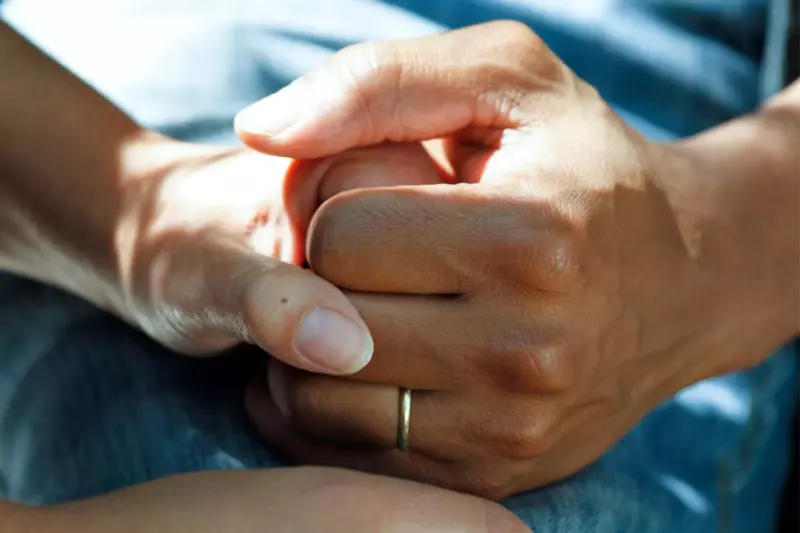 holding hands