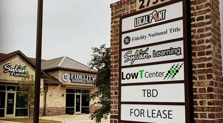 Low T Center welcome board
