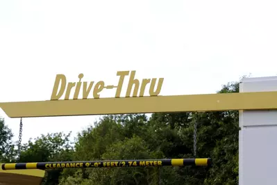 fast food drive thru