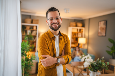 man happy with vasectomy